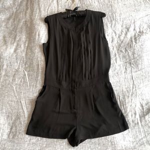 BCBG MaxAzria Shorts Romper, Tank Sleeves, Black